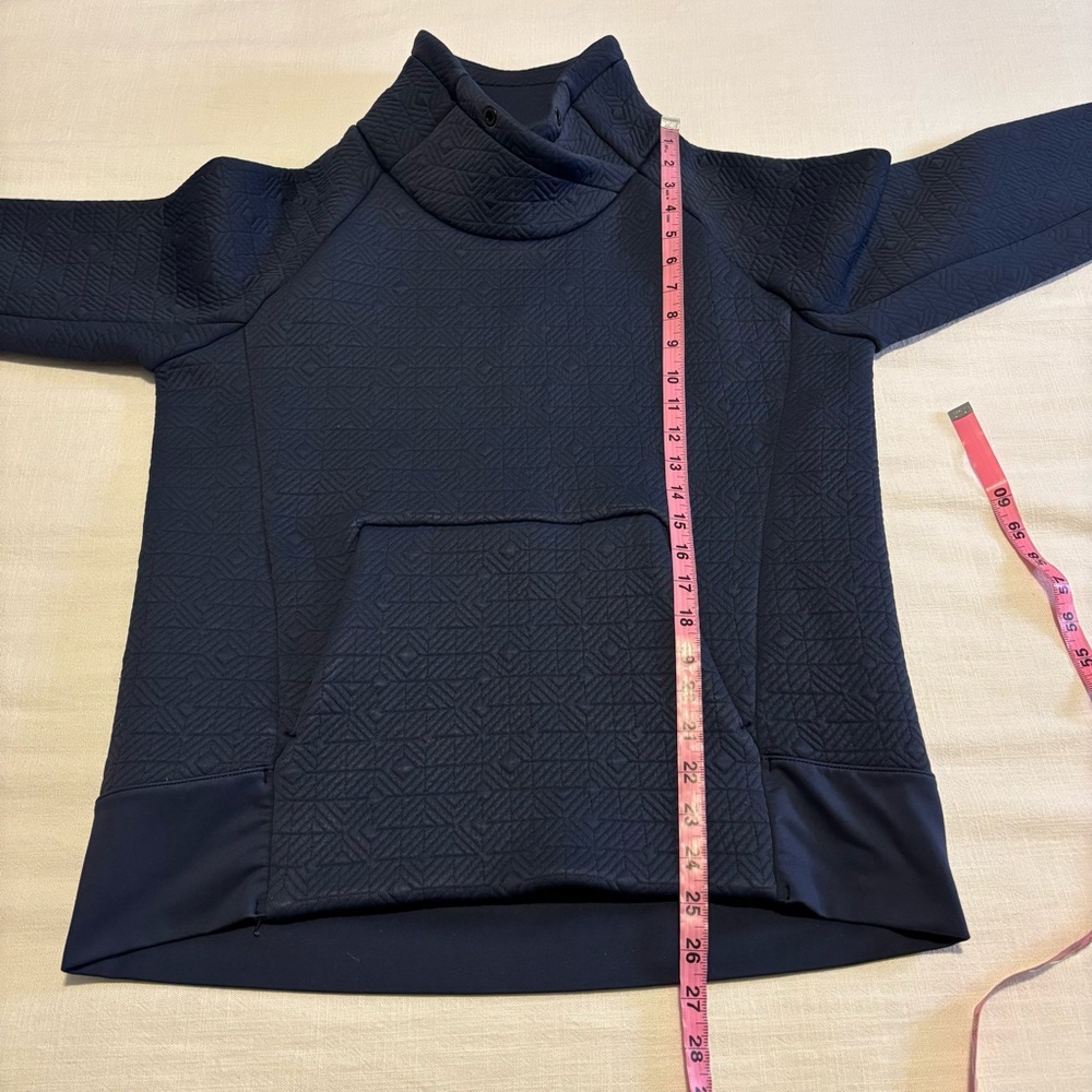 Athleta Jacquard Elevation Pullover Asymmetric Tu… - image 5